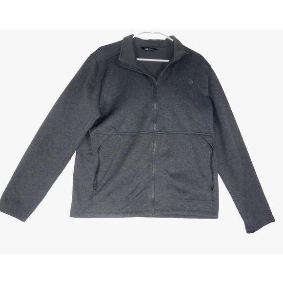 The North Face Mens Windwall Thermal Lined Zip Jacket Gray Size Medium - Picture 1 of 13
